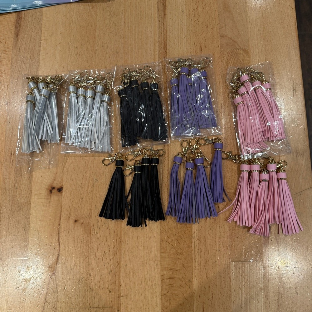 Wholesale Bulk Lot 38 Pcs Tassel Keychain